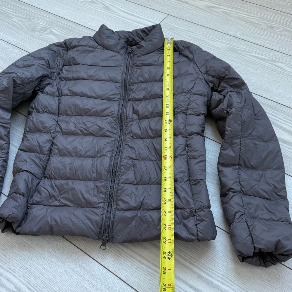 TKEQ The EZ Packable goose Down Jacket Nickel grey puffer lightweight small coat - Picture 4 of 9